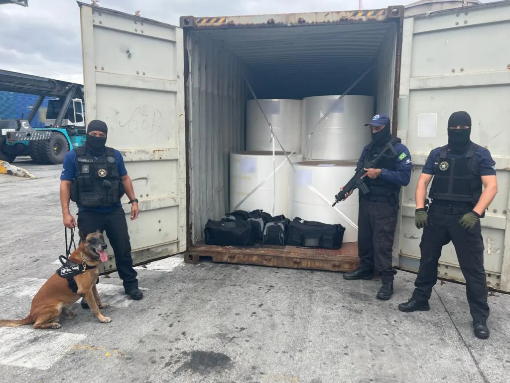 Apreensão cocaína Paranaguá