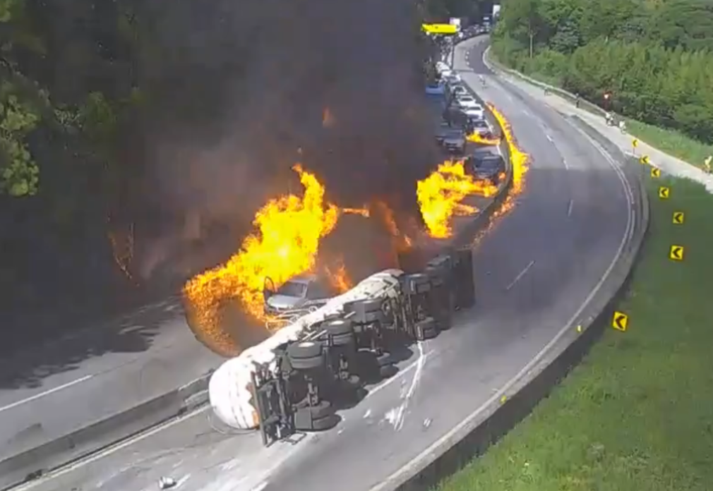 Explosão BR-101 em SC