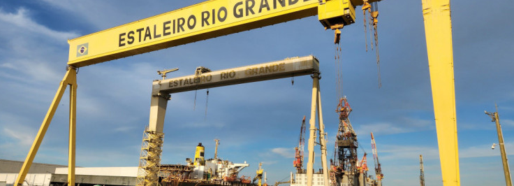 Estaleiro Rio Grande inicia construção de navios para a Transpetro