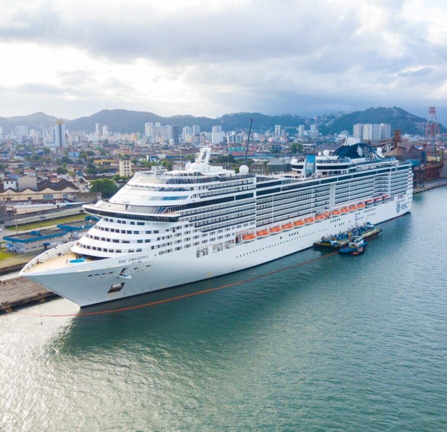 Temporada de cruzeiros começa nesta quarta-feira no Porto de Santos