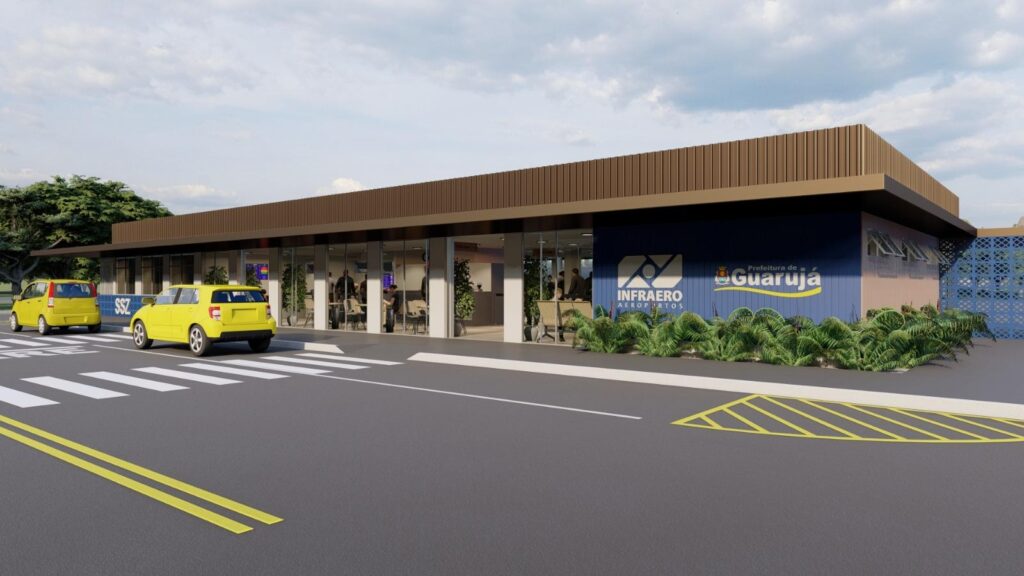 terminal de passageiros aeroporto de Guarujá