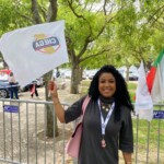 A esteticista Suelen Pereira, 34 anos, diz que protesta contra Lula porque quer um Brasil melhor para seu filho de três anos, caso um dia ele decida viver no país (crédito: Vicente Nunes)